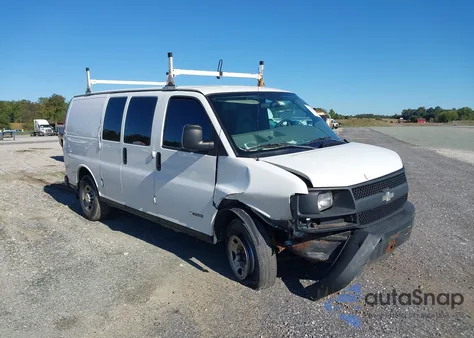 2005 Chevrolet Express G3500 from USA, damaged, VIN 1GCHG35U851202808